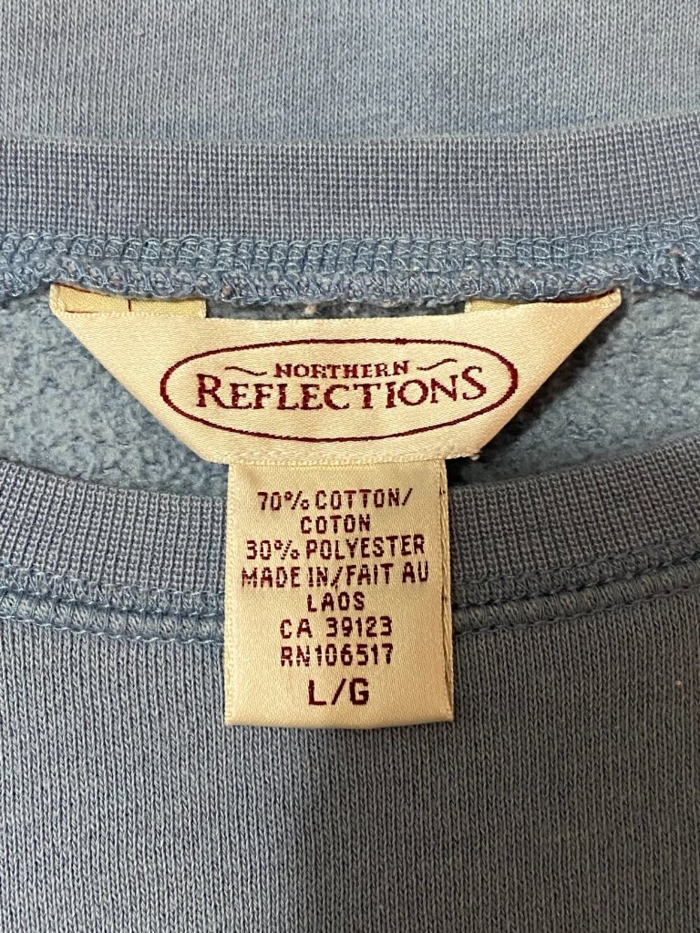 Vintage 90s Northern Reflections Crew Sweatshirt Cottagecore Winter Christmas - Picture 4 of 12